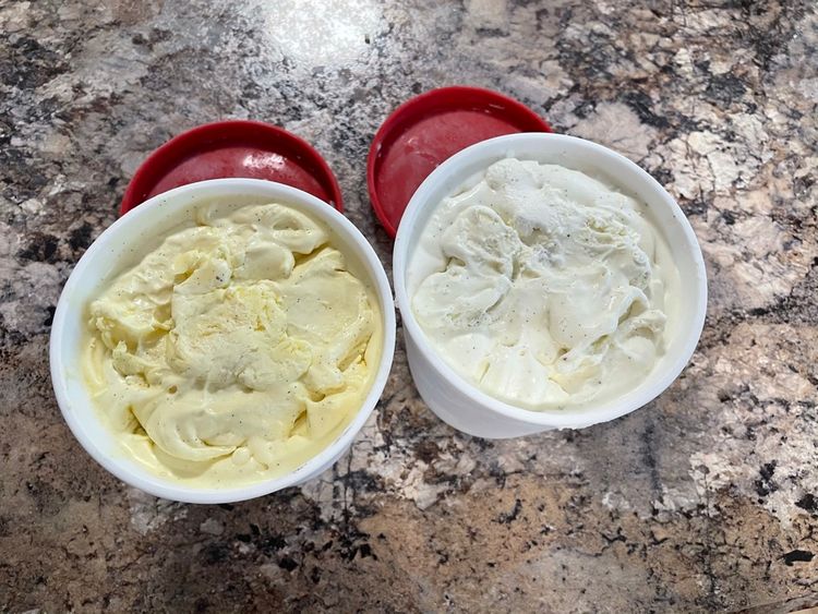 Vanilla ice cream Philadelphia style (ice cream batch #3)