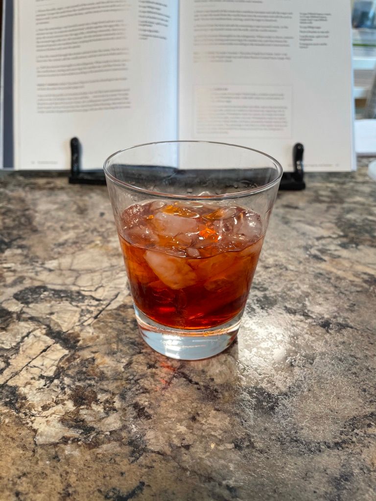 Negroni cocktail (cocktail #1)