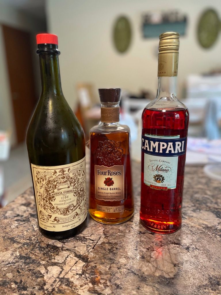 Making a boulevardier (Cocktail #2)